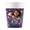 Procos Encanto 8 Cardboard Cups 200 ml Multi-Coloured