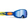FMF POWERCORE Goggle Flame Navy - Mirror Blue Lens