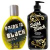 Millennium Tanning PAINT IT BEYOND BLACK & SOLID BLACK TAN EXTEND Lotion