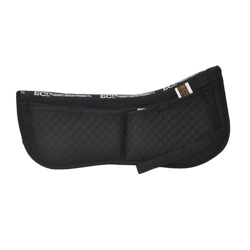 ECP Equine Comfort Products Correction Half Saddle Pad with Adjustable Memory Foam
