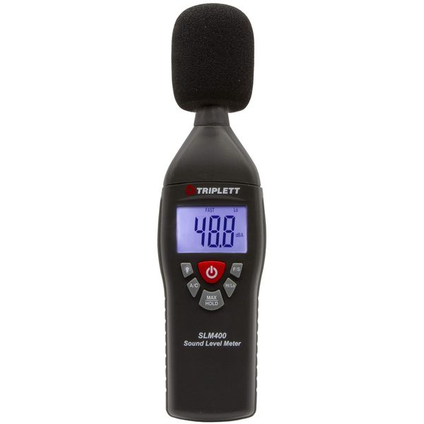 Triplett SLM400 Decibel Sound Level Meter, 35 to 130dB