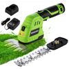 WORKPRO 12V Cordless Grass & Shrub Trimmer - 2-in-1 with Lithium Battery