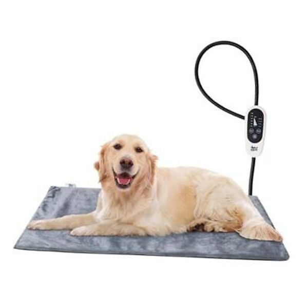 Pet Heating Pad, 6 Adjustable Temperature Dog Cat 28.0"L x 16.0"W x 0.6"Th