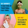 ITO Disposable Face Towel, Soft Facial Tissue for Sensitive Skin, Non-Woven Fabric Dry Wipes Facial Cleansing Make Up Remover Wipes 3 Pack