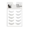 False eyelashes, natural, transparent axis, bunch, eyelashes, easy for beginners, easy to apply false eyelashes, easy to apply false eyelashes, self-eyelashes, natural self, 5 pairs, black, black, eyelashes, eyelashes, upper eyelashes, false eyelashes, fa