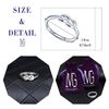 MICGIGI Women's 925 Sterling Silver Open Ring Infinity Symbol Adjustable Ring, Silver