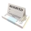CYDPrinting A6 Table Reserved Tent Cards (A7 when folded) for Dining Restaurant (100 pack)