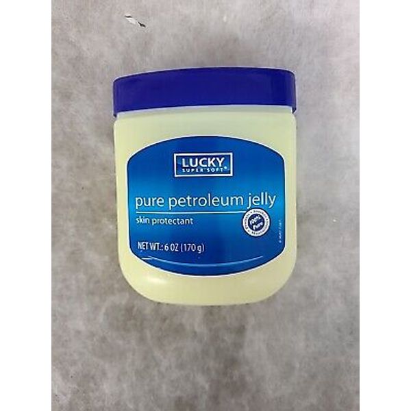 Lucky Super Soft  Petroleum Jelly Skin Protectant 6 oz. 💯 Pure Exp:1/27