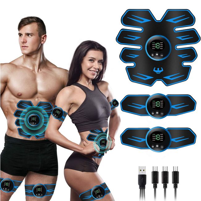 AILEDA EMS Trainingsgerät bauchmuskeltrainer Muskelstimulator bauchtrainer ABS Trainingsgerät Professionelle