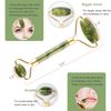 fuvooi Jade Roller Gua Sha Set,Jade Roller Facial Roller,Face Roller Massager, Face Massager Roller, Skin Care Tools (5 in 1)