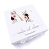 ukgiftstoreonline personalised Initials Wedding Keepsake Memory Box (Large)