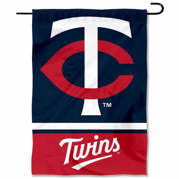 Minnesota Twins New Logo Double Sided Garden Flag