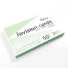 Silvine A6 Flash Cards, Revision & Study - Lined (50 Cards) (Green)