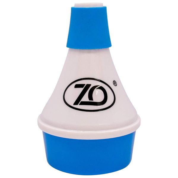 ZO Plastic Practice Mute for Trumpet Color: Blue
