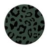 Schwarz Leopard Gepard Muster Dunkelgrün PopSockets Klebender PopGrip