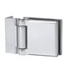 CRL MH1LCH Polished Chrome Mini Hinge - 'L' Plate Style