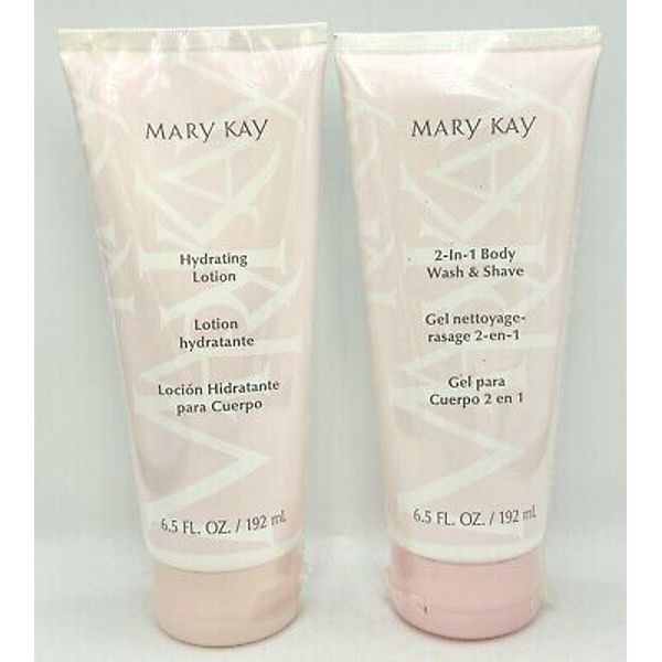 Mary Kay 2-in 1 Body Wash & Shave & Hydrating Lotion 6.5 fl. oz. Each New Sealed