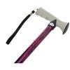 Drive Devilbiss Folding Walking Stick with Soft Grip Handle, Purple (Packaging may vary)