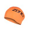 Zone3 Long Hair Swimming Cap One Size, orange