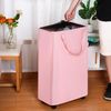 efluky Slim Rolling Laundry Basket for Clothes, Bedroom & Dorm (Black, 75L)