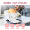Prestee Linen Feel Dinner Napkins - Disposable Thanksgiving Napkins and Hand Towels for Bathroom - Ideal for Events, Dinners, and Parties - Soft and Durable Quality, Pack of 50, 7.8 x 4.25 Inches