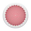 The Black Lab Red Root Chakra Mandala PopSockets with Interchangeable PopGrip