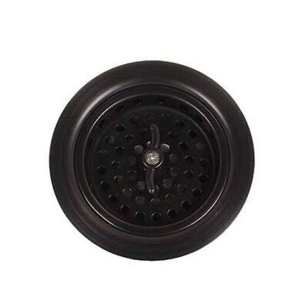 3.5" Sink Drain Assembly with Twist Lock Basket Strainer, Oil Rubbed Bronze