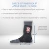 Swede-O Inner Lok 8 Ankle Brace, Black - XLarge