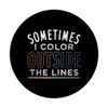 Color Outside The Lines Coloring Book PopSockets Adhesive PopGrip