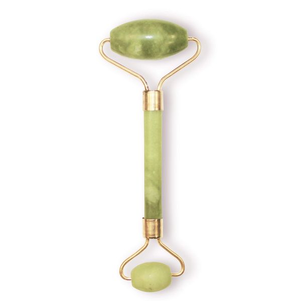 Danielle Jade Roller, Jade Stone Double Head Facial Jade Roller, Perfect for Relaxing