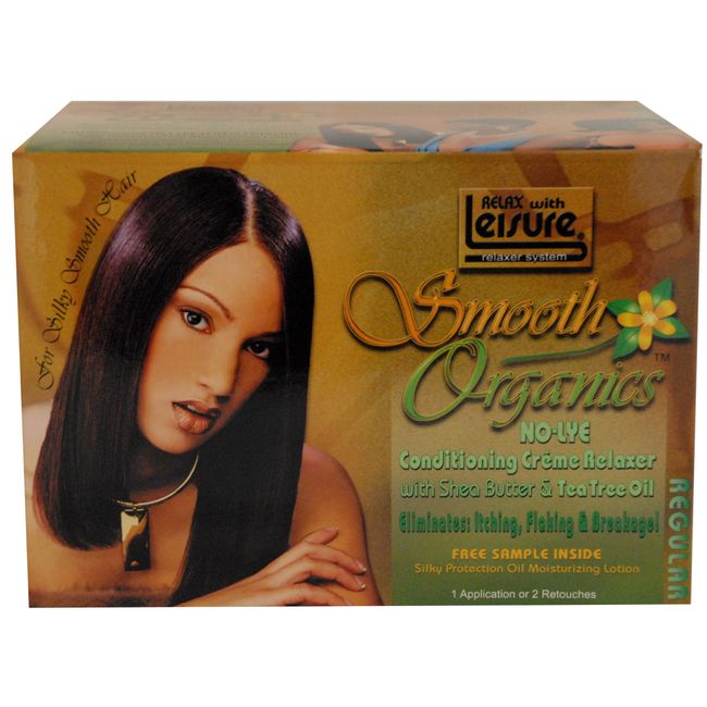 Smooth Organics Original No Lye Relaxer Kit - Regular (1 Pack)