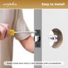 ARPHA Smart Fingerprint Keyless Door Lock Keypad Deadbolt Anti-Peep APP+Knob Set