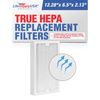 LifeSupplyUSA True HEPA Filter Replacement Compatible with Hunter 30966, 30747,
