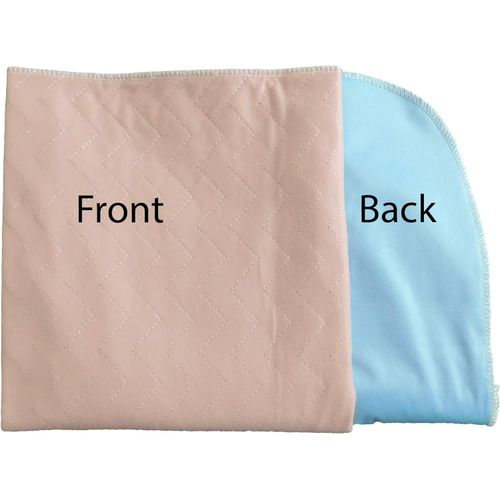 Washable Bed Protector | Pad without Tucks | SINGLE Bed Size | Reusable Bed sheet mattress protector for Incontinence | 100% Waterproof mat & High Absorbency | (90cm x 85cm) (2)