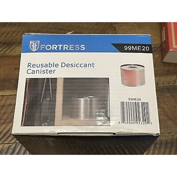 Fortress Reusable Moisture Control Desiccant Canister Gun Safe Dehumidifier