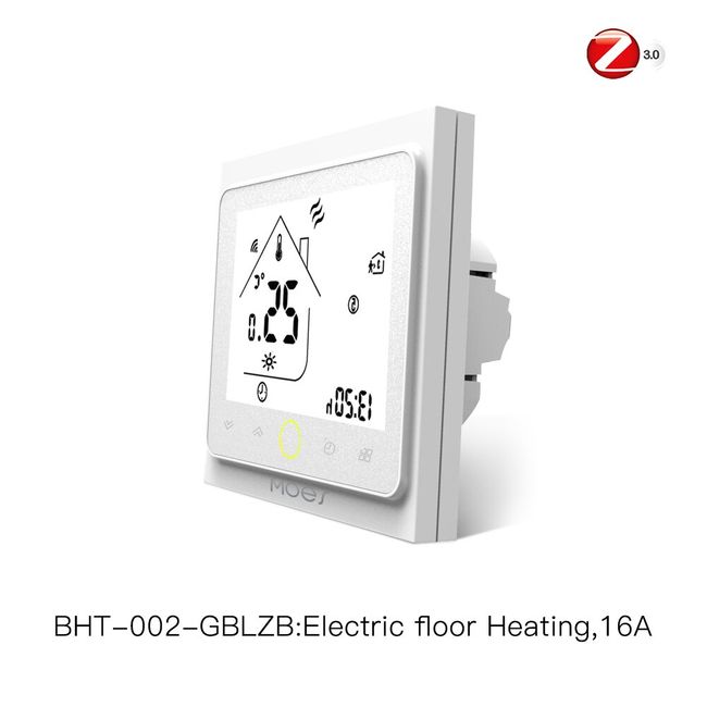 ZigBee Smart Thermostat Programmable Temperature Controller for Water Floor  Heating
