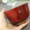 Bowl, Soup Bowl, Lacquerware, Raindrop, Akebono