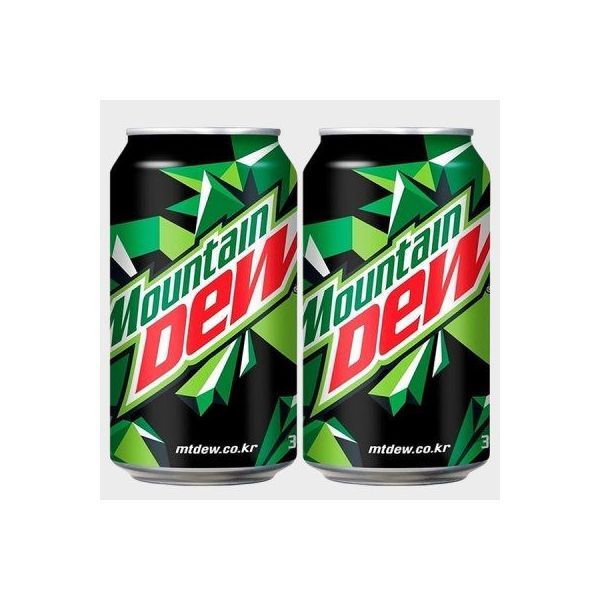 Mountain Dew 355ml Fat Canned Soda Canned Beverage