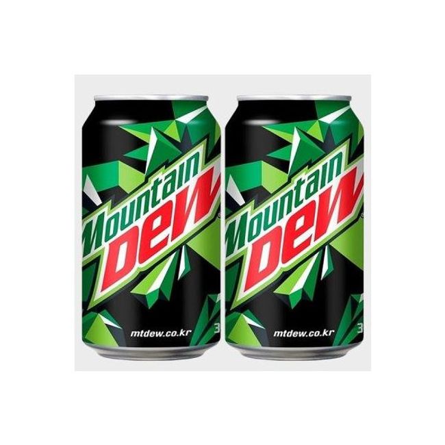 Mountain Dew 355ml Fat Canned Soda Canned Beverage