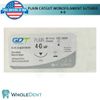 Monofilament Plain Catgut Suture Sewing Thread 3/8 Circle Reverse Sterile 4-0