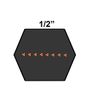 D&D PowerDrive AA55 PIRELLI Replacement Belt, AA Section, Rubber
