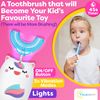 Kids Toothbrushes U Shape, Kids Automatic Toothbrush, Toddler Toothbrush U Shaped, U Toothbrush Kids, Auto Toothbrush, Rechargeable Electric Brush Age 2+, Children's U-Shaped Toothbrush (Unicorn)