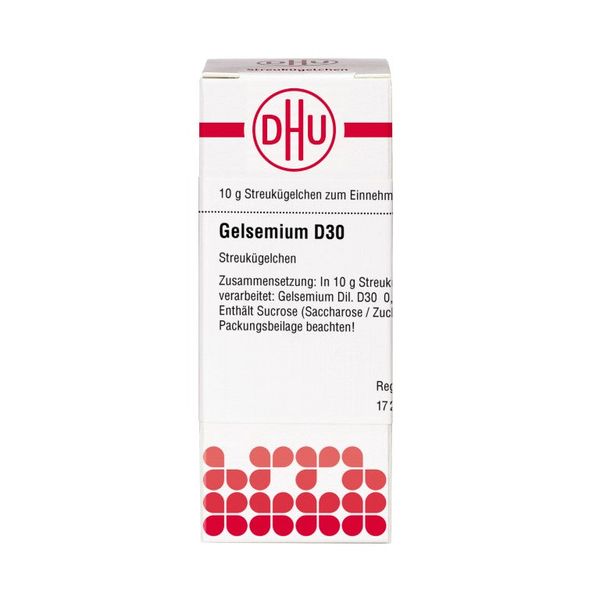 DHU Gelsemium D30 Streukügelchen, 10 g Globuli