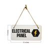Electrical Panel 5x10 Hanging Plus Wall or Door Sign | Office Signage