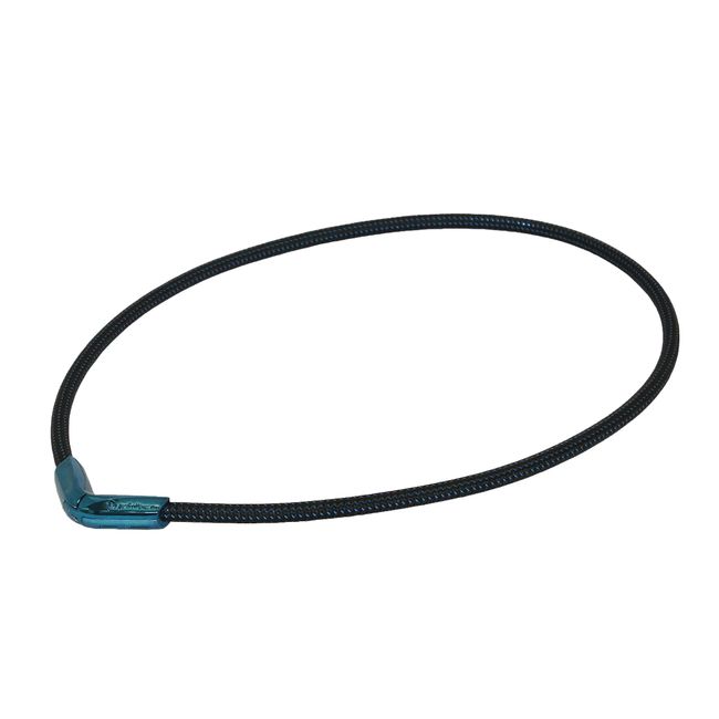 Phiten X50 Rakuwa Necklace, V-Type, blue