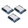 Micro Traders 3Pcs Proto Shield Prototype Expansion Board with SYB-170 Mini Breadboard Based Compatible with Ar-duino Compatible with UNO R3 ProtoShield 70x54mm