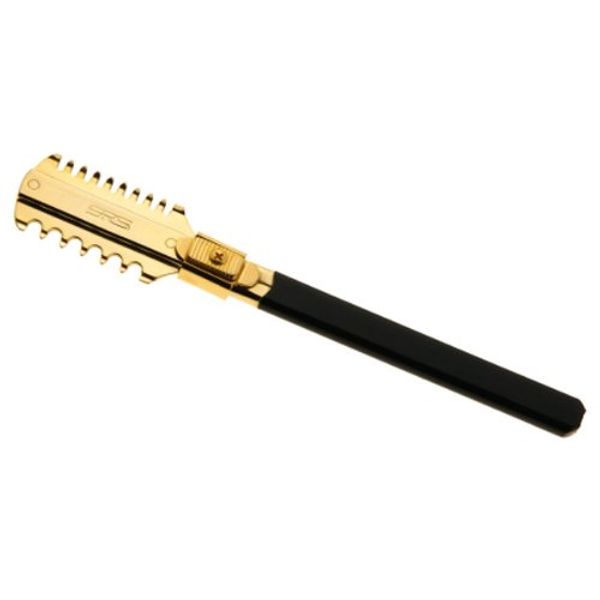 SRS Stainless Cut Leather Gold