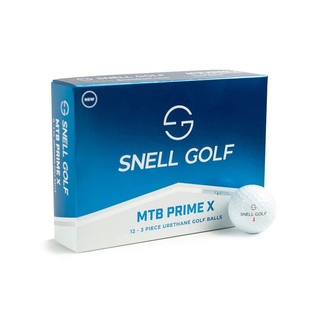 Snell Golf MTB PRIME X (White) 1 Dozen Official Japanese Product ■ USGA/R&A Official Bulb, 2023 New Model ■ Online Limited Product