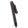 Walker & Williams GTR-20-WHT Sedona Special Padded Strap With Studs & Rivets