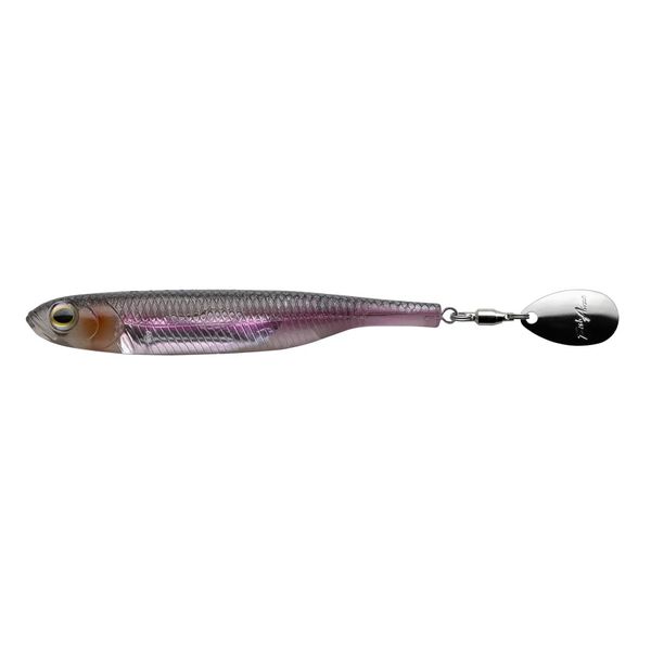 Fish Arrow Flash J Spin, Elastomer 4" #02 Spring Wakasagi/Silver